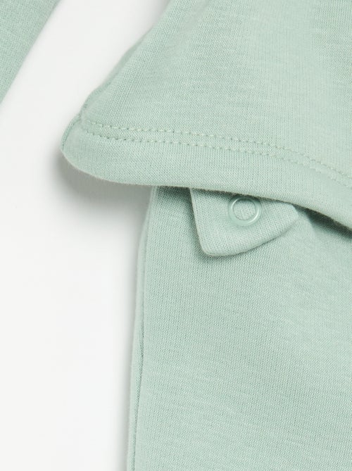 2-delige pyjama met fluweellook - Kiabi