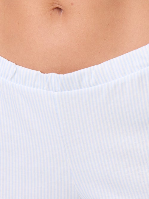 2-delige pyjama met motief en lange broek - Kiabi