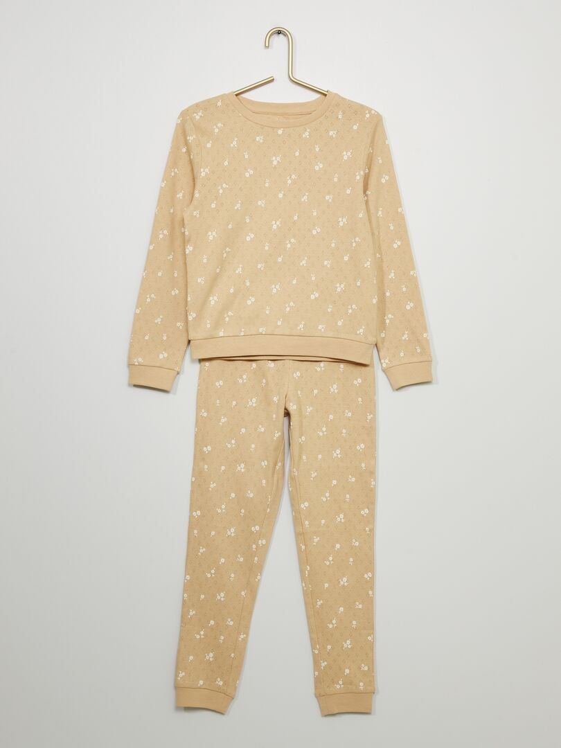2-delige pyjama met print ROSE - Kiabi
