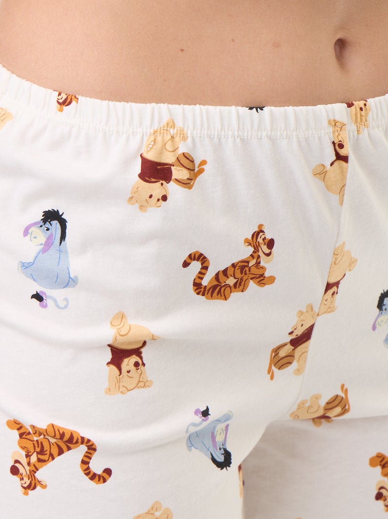 2-delige pyjama met 'Winnie de Poeh'-print Wit - Kiabi