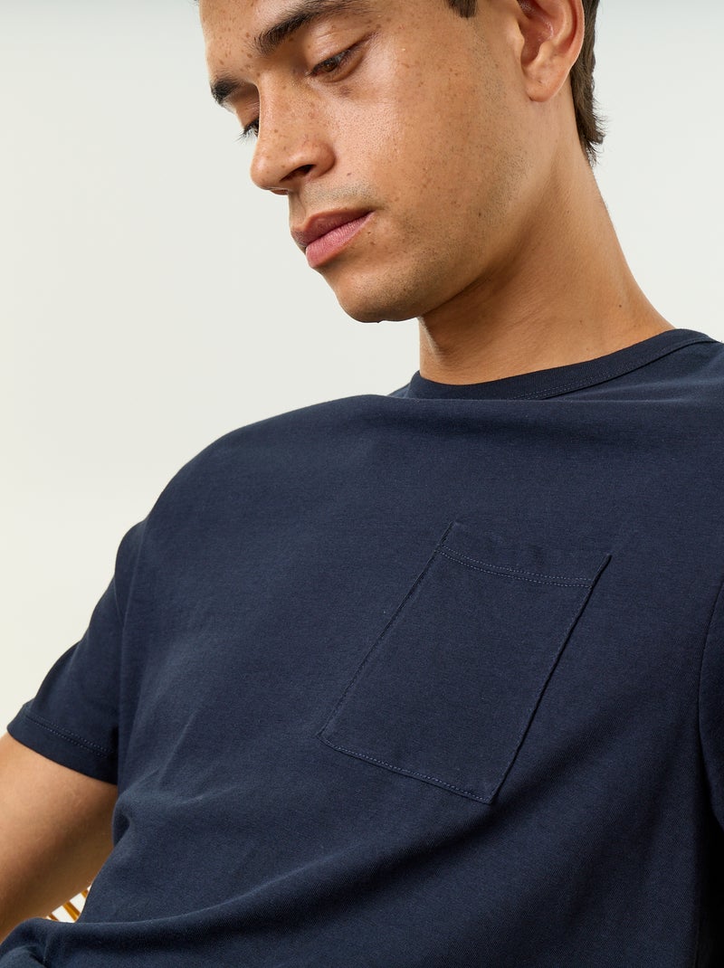 2-delige pyjama: T-shirt en broek Blauw - Kiabi