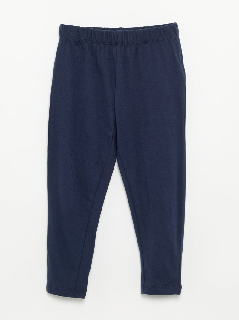 2-delige pyjama van jerseytricot Blauw - Kiabi