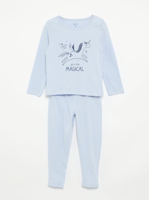 2-delige pyjama van jerseytricot - Kiabi