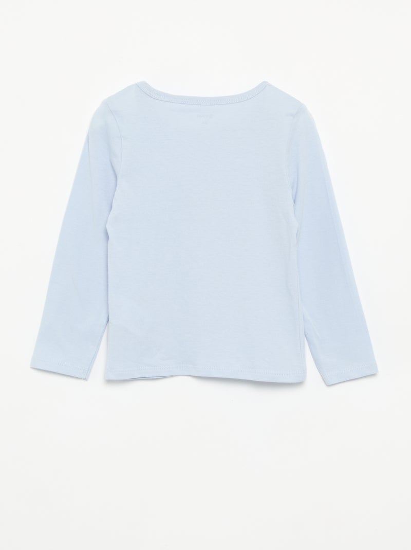 2-delige pyjama van jerseytricot Blauw - Kiabi