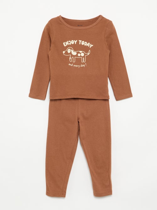 2-delige pyjama van jerseytricot - Kiabi