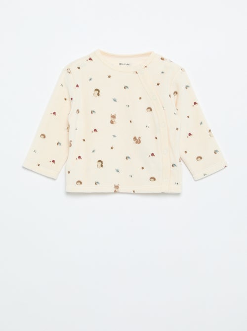 2-delige pyjama van velours - Kiabi