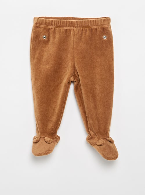 2-delige pyjama van velours - Kiabi