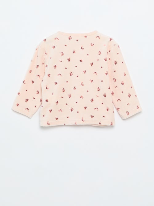 2-delige pyjama van velours - Kiabi