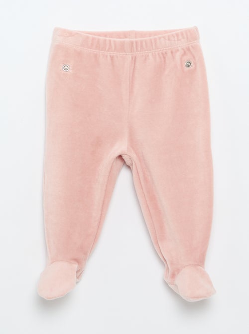 2-delige pyjama van velours - Kiabi