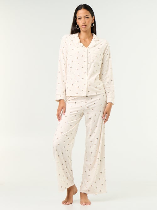 2-delige pyjamaset - Blouse + broek - Kiabi