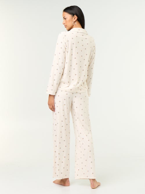 2-delige pyjamaset - Blouse + broek - Kiabi