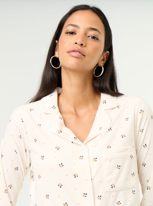 2-delige pyjamaset - Blouse + broek - Kiabi