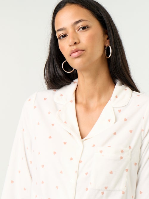 2-delige pyjamaset - Blouse + broek - Kiabi