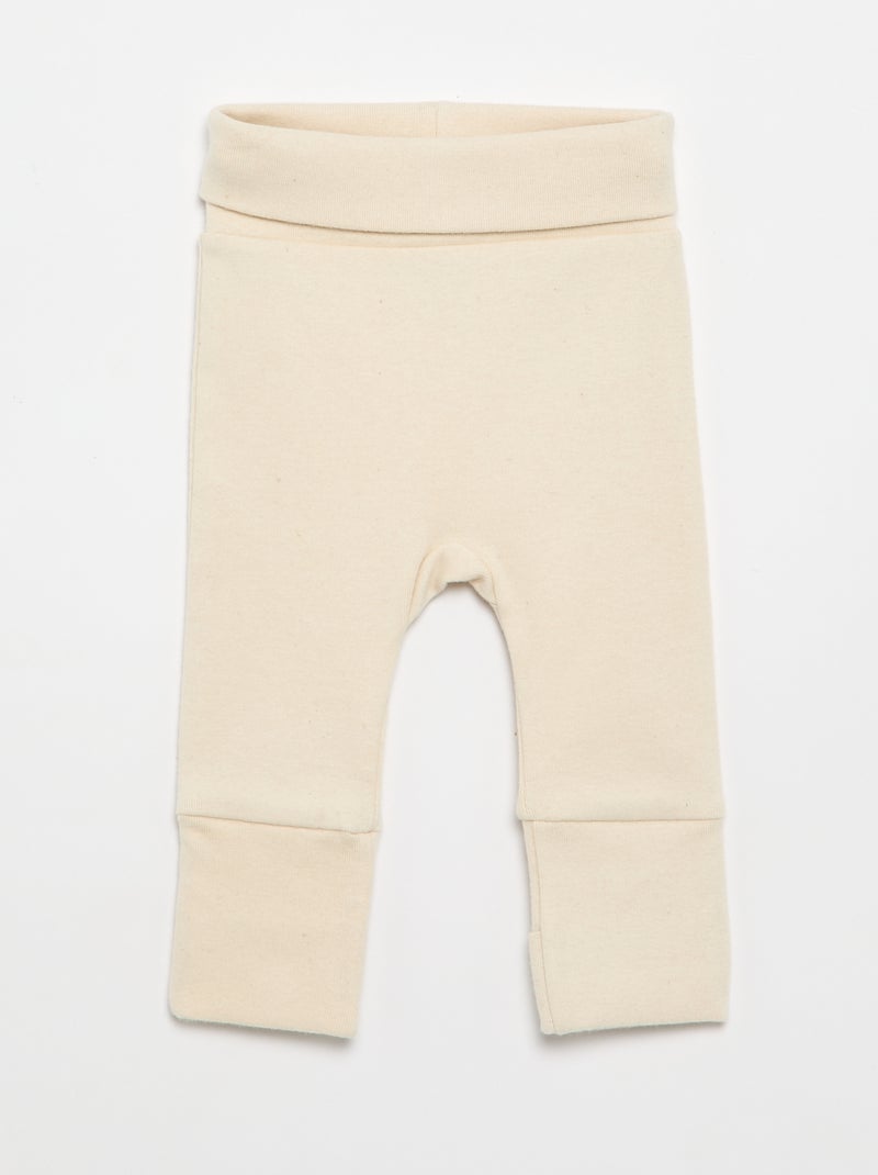 2-delige pyjamaset - gemakkelijk aan te trekken collectie Biege - Kiabi