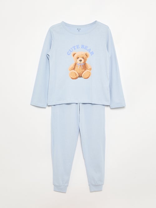 2-delige pyjamaset - set van 2 - Kiabi
