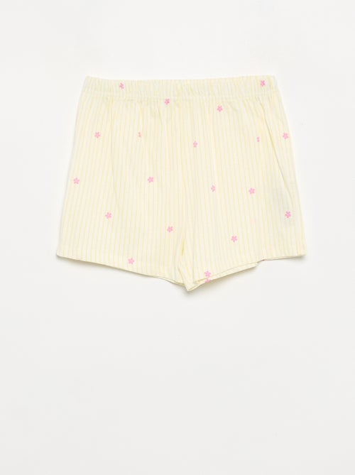 2-delige pyjamaset - short + T-shirt - Kiabi