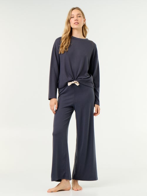 2-delige pyjamaset - Sweater + broek - Kiabi