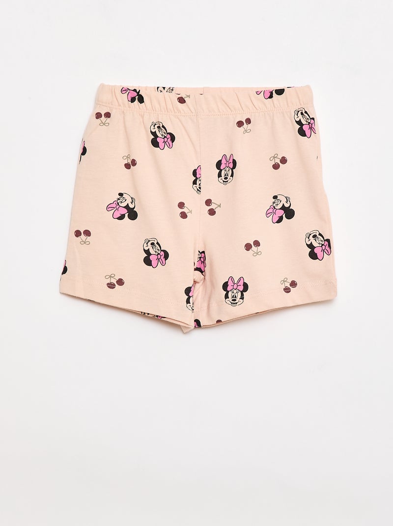 2-delige pyjamaset 'Disney' 'Minnie' T-shirt + short Rose - Kiabi