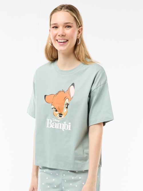 2-delige pyjamaset met 'Bambi'-print - Kiabi