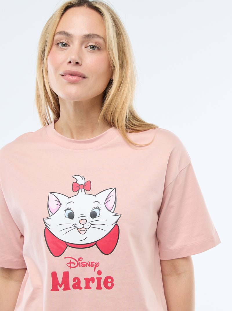 2-delige pyjamaset met 'Marie' print Rose - Kiabi