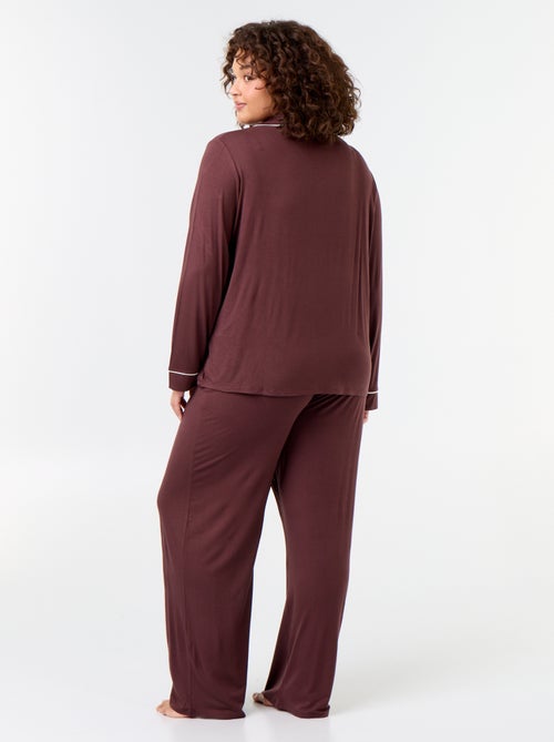 2-delige pyjamaset met shirt en lange broek - Kiabi