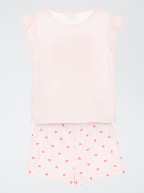 2-delige pyjamaset met short en T-shirt 'Peppa Pig' - Kiabi