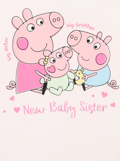 2-delige pyjamaset met short en T-shirt 'Peppa Pig' - Kiabi