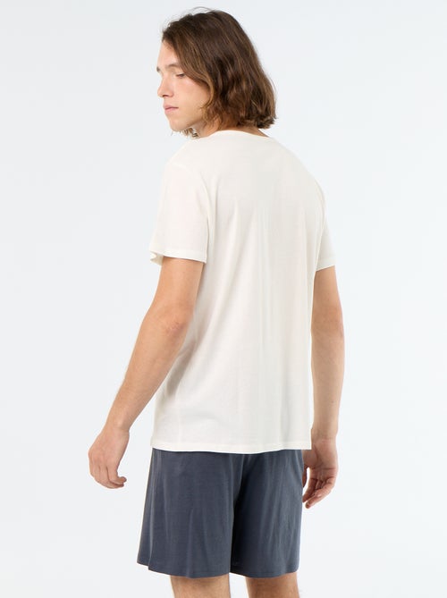 2-delige pyjamaset met T-shirt en korte broek - Kiabi