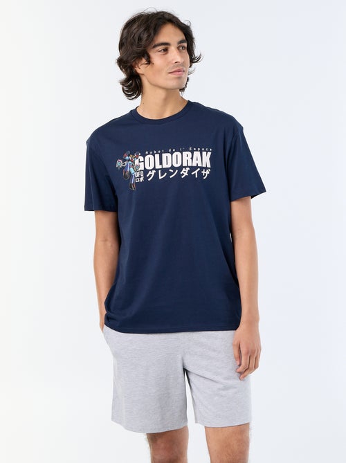 2-delige pyjamaset met T-shirt en short 'Goldorak' - Kiabi