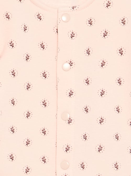 2-delige pyjamaset met voetjes - Kiabi