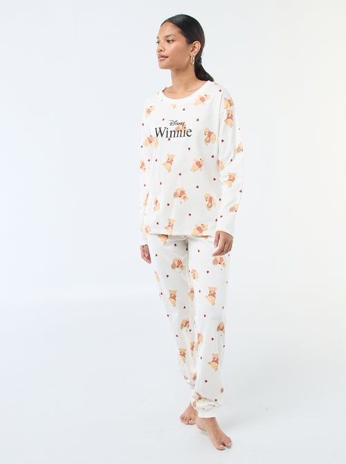 2-delige pyjamaset met 'Winnie' print - Kiabi