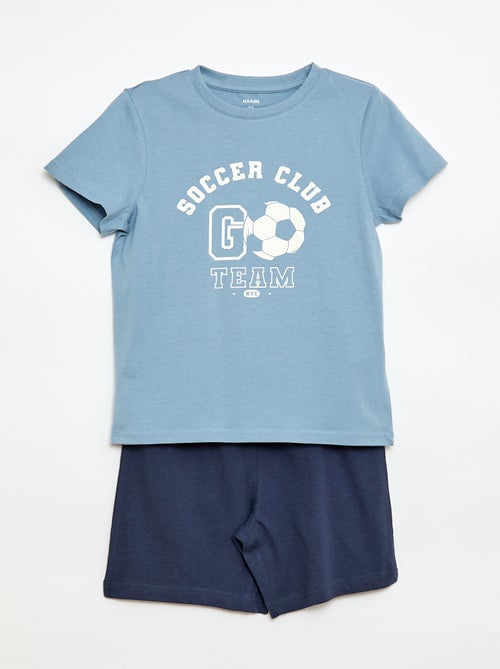 2-delige pyjamaset short + T-shirt - Kiabi
