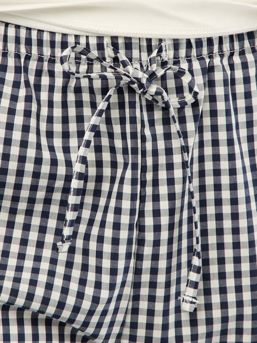 2-delige pyjamaset T-shirt + popeline broek 'Angel' - Kiabi