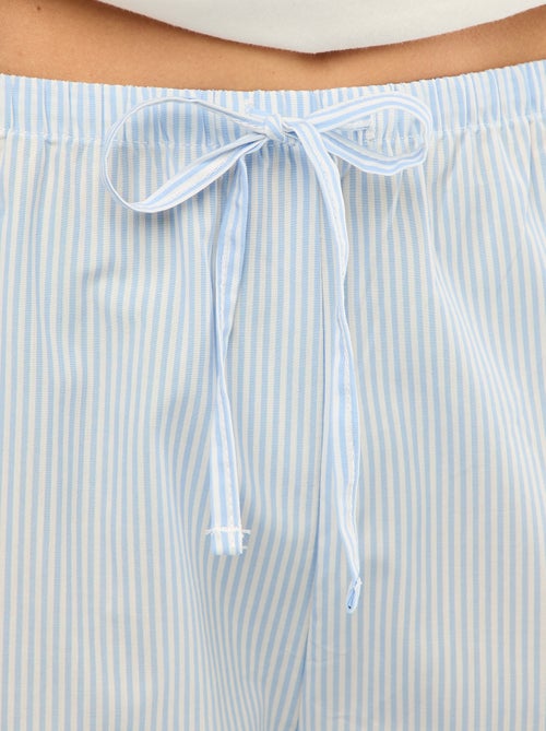 2-delige pyjamaset T-shirt + popeline broek 'Angel' - Kiabi