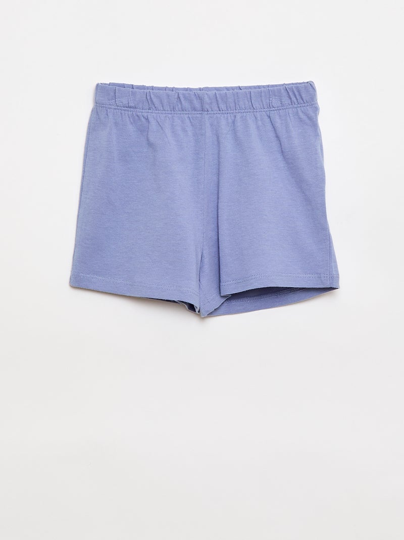 2-delige pyjamaset T-shirt + short Wit - Kiabi