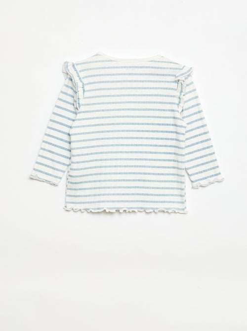 2-delige pyjamaset van ajourgebreide stof - Kiabi