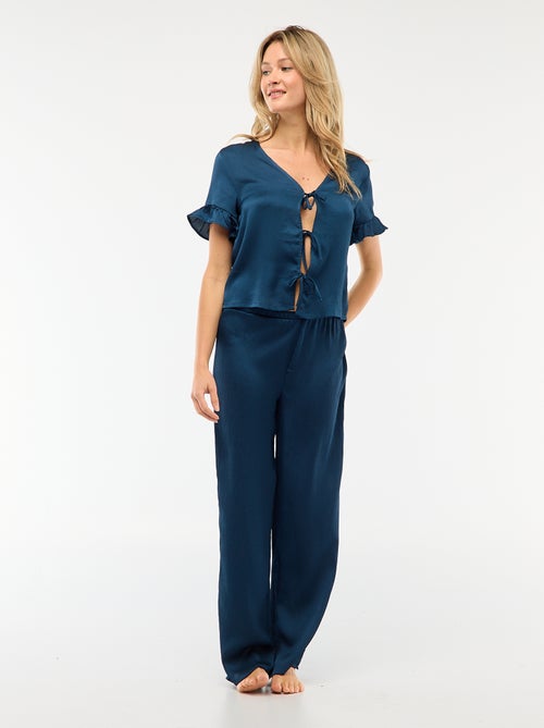 2-delige pyjamaset van crêpejersey - Kiabi