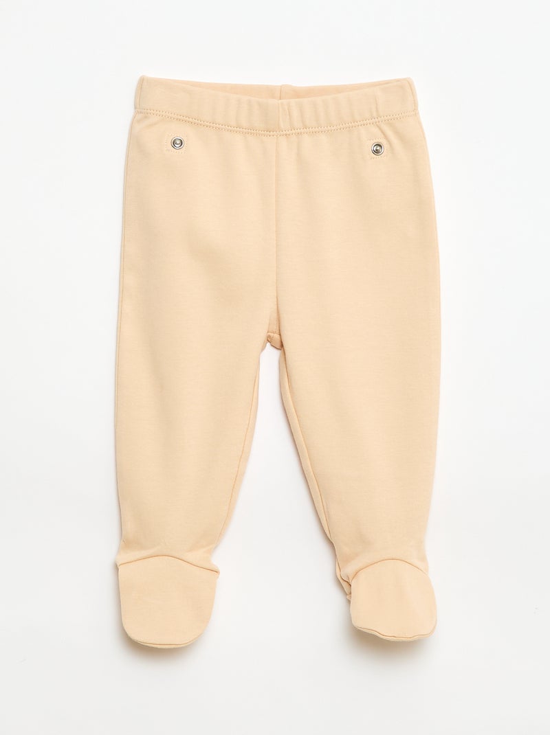 2-delige pyjamaset van fleece Wit - Kiabi