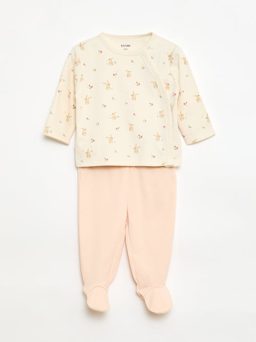 2-delige pyjamaset van fleece - Kiabi