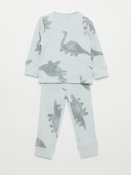 2-delige pyjamaset van geribd katoen - Kiabi