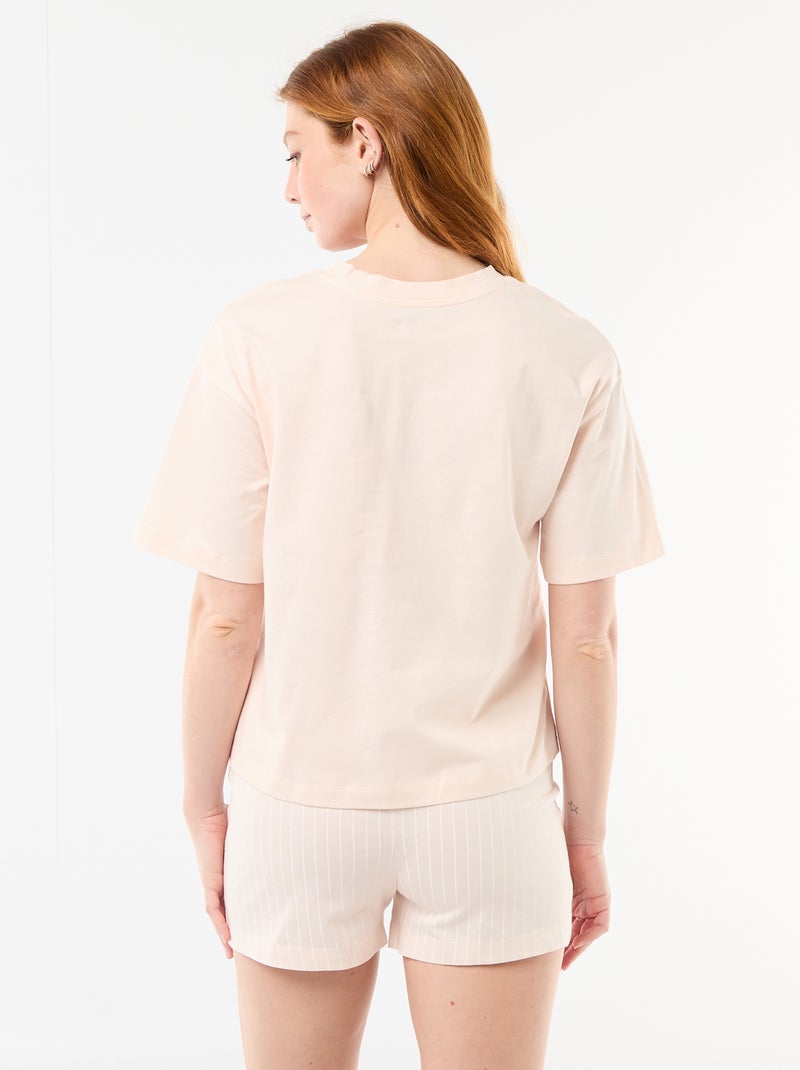 2-delige pyjamashort met 'Minnie'-print Rose - Kiabi