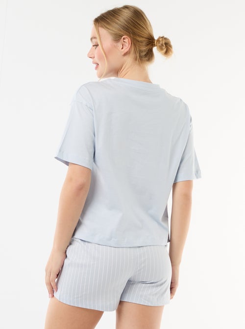 2-delige pyjamashort met 'Stitch'-print - Kiabi