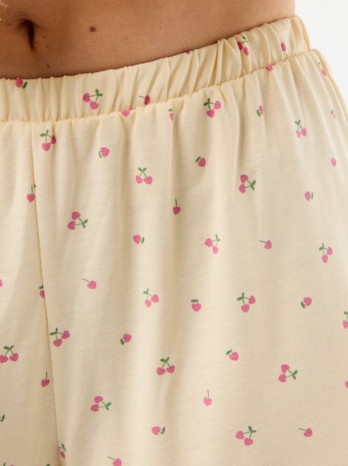 2-delige pyjamashortset met print - Kiabi