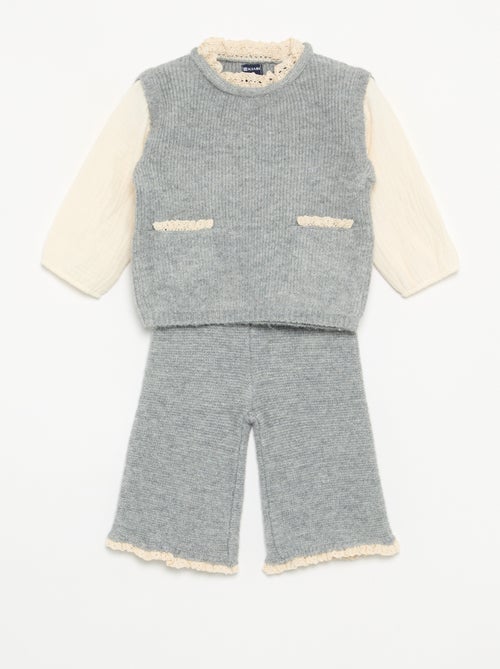 2-delige set - 2-in-1 trui + legging - Kiabi 2-delige set - 2-in-1 trui + legging - Kiabi