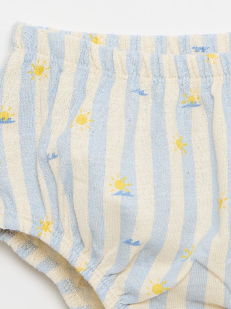 2-delige set - body + short Blauw - Kiabi