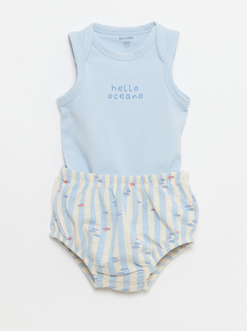 2-delige set - body + short - Kiabi