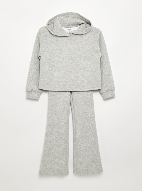2-delige set - Hoodie + flare legging - Kiabi