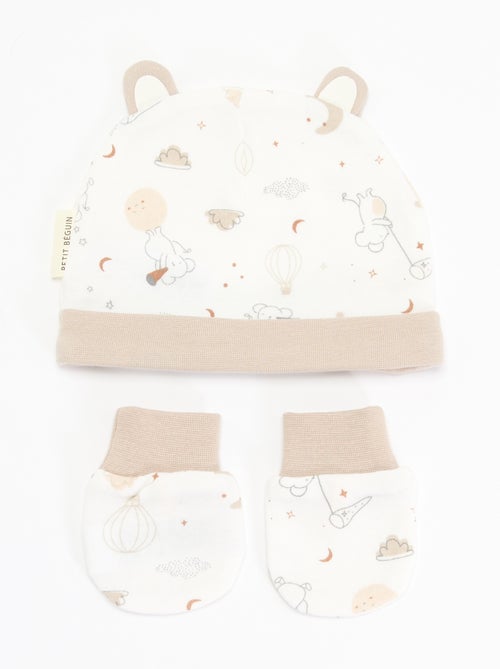 2-delige set - muts en wanten 'Petit Béguin' - Kiabi 2-delige set - muts en wanten 'Petit Béguin' - Kiabi