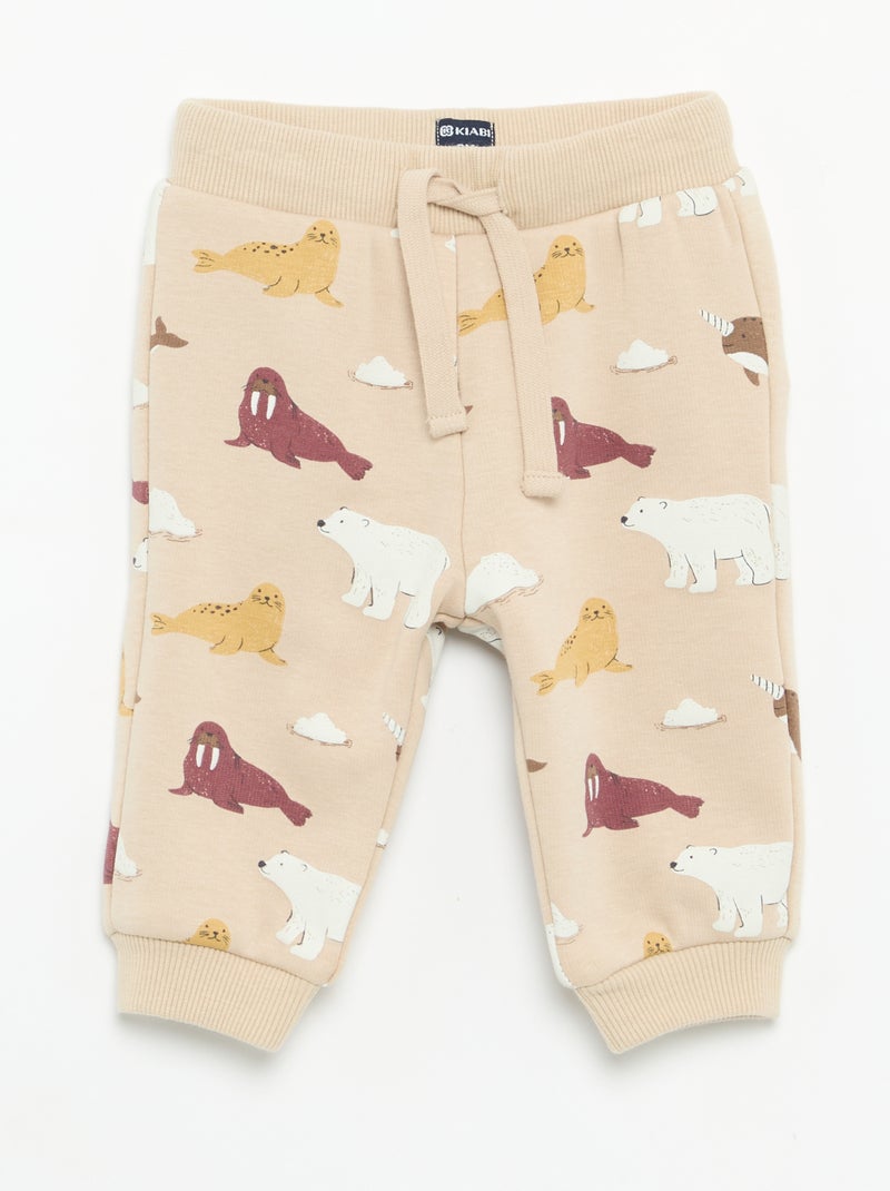 2-delige set - Sweater + broek Biege - Kiabi