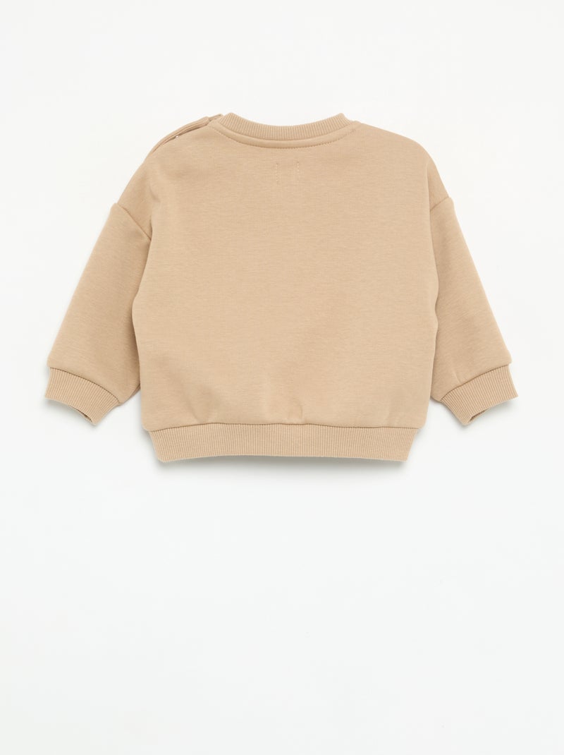 2-delige set - Sweater + broek Biege - Kiabi